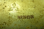 Глушитель задняя часть (MR968906) для Mitsubishi Colt с 2004г (Кольт)