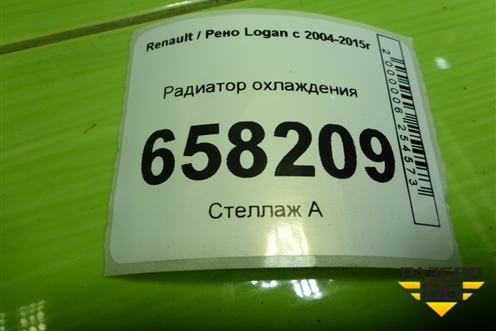 Радиатор охлаждения (дубликат) для Renault Logan с 2004-2015г (Логан)