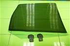 Стекло двери задней левой для Mitsubishi Colt с 2004г (Кольт)
