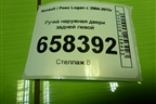 Ручка наружная двери задней левой для Renault Logan с 2004-2015г (Логан)