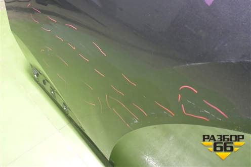 Дверь задняя левая (S203F2701030600) для Changan CS55 PLUS с 2019г (ЦС 55 плюс)