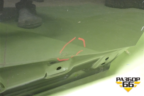 Дверь задняя левая (S203F2701030600) для Changan CS55 PLUS с 2019г (ЦС 55 плюс)