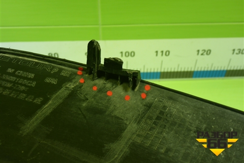 Накладка заднего крыла правого (F165500180CA) для Jetour Dashing (X-1) 2022г (Дашинг)