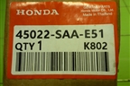 Колодки тормозные передние (новые) (45022SAAE51) для Honda Jazz(GD) с 2002-2008г (Джаз) Колодки тормозные передние (новые) (45022SAAE51) для Honda Jazz(GD) с 2002-2008г (Джаз)