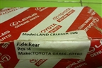 Колодки тормозные задние (новые) (0446660160) для Toyota Land Cruiser (200) с 2008г (Ленд Крузер) Колодки тормозные задние (новые) (0446660160) для Toyota Land Cruiser (200) с 2008г (Ленд Крузер)