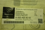 Колодки тормозные задние (новые) (A0004204002) для Mercedes Benz GLS-Klass X167 с 2019г (ГЛС)