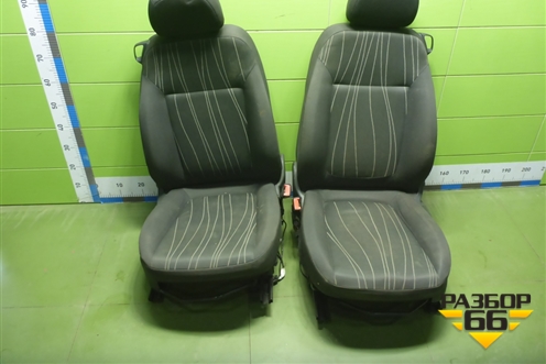 Сиденья комплект (3х дверный хетчбэк) для Opel Corsa D с 2006-2014г (Корса Д)