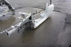 Крыло заднее левое (3-х дверный кузов) для Opel Corsa D с 2006-2014г (Корса Д)