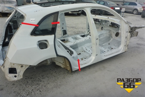 Крыло заднее правое для Audi Q5 c 2008-2017г (Ку 5)