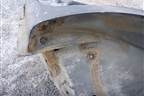 Крыло заднее левое (5ти дверный кузов) для Opel Corsa D с 2006-2014г (Корса Д)