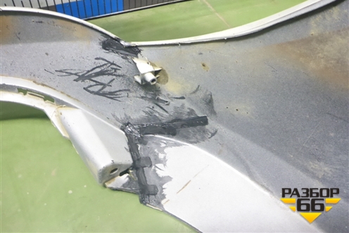 Бампер задний (866114L500) для Hyundai Solaris с 2010-2016г (Солярис)