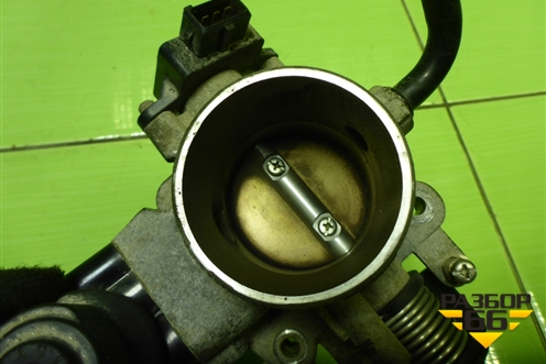 Заслонка дроссельная механическая  (1.6л S6D) для Kia Spectra с 2001г (Спектра)