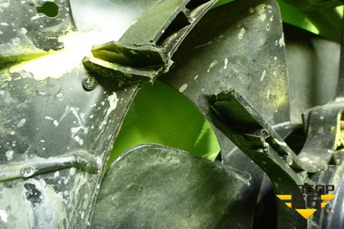 Вентилятор охлаждения радиатора для Kia Spectra с 2001г (Спектра)