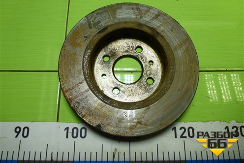 Диск тормозной передний вентилируемый для Kia Spectra с 2001г (Спектра)