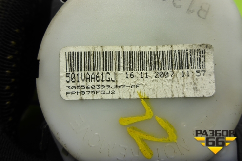 Ремень безопасности задний левый для Honda Civic 5D с 2005-2011г (Цивик)