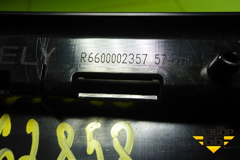 Накладка двери задней правой (на рамку) (6600002357) для Geely Tugella с 2019г (Тугелла)