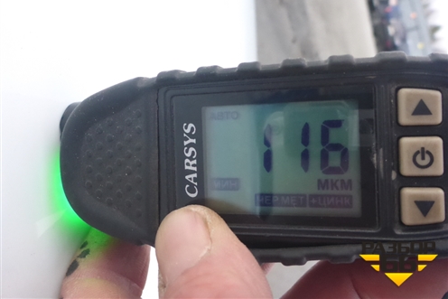 Крыша не под люк (седан) для Kia Rio с 2011-2016г (Рио 3)