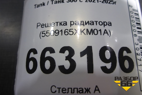 Решетка радиатора (5509165XKM01A) для Tank 300 с 2021-2025г