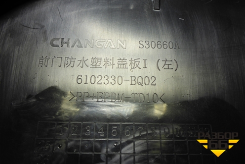 Панель внутренняя двери передней правой (новая) (6102330BQ02) для Changan CS35 Plus с 2018г (ЦС 35 плюс)