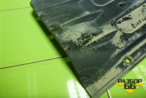 Защита антигравийная левая (842152W000) для Hyundai Santa Fe с 2012-2018г (Санта Фе)