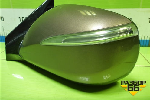 Зеркало левое электрическое (10 контактов) (876102W021) для Hyundai Santa Fe с 2012-2018г (Санта Фе)