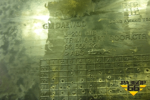 Обшивка двери передней левой под электрику (96556321) для Chevrolet Lacetti с 2003г (Лачетти)