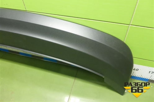 Юбка заднего бампера (новая) (5JH807521) для Skoda Rapid с 2013г (Рапид)