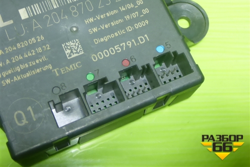 Блок комфорта (двери задний левый) (A2048702326) для Mercedes Benz C-Klass W204 с 2007-2014г (Ц)