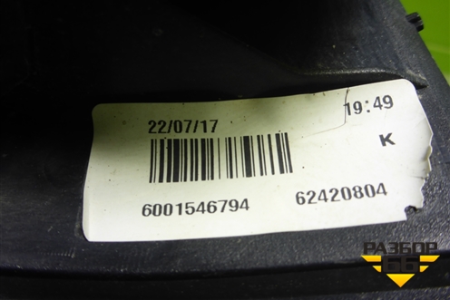 Фонарь задний левый (до 2009г) (6001546794) для Renault Logan с 2004-2015г (Логан)