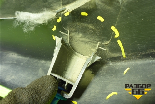 Обшивка двери задней правой под электрику (универсал) (845003000) для VAZ Vesta/Веста с 2015г