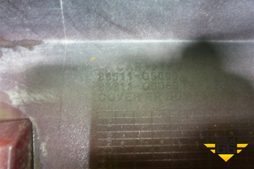 Бампер задний (под парктроник) (86611G6000) для Kia Picanto с 2017г (Пиканто 3)