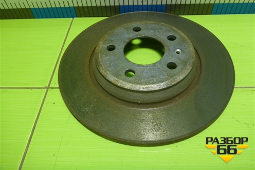 Диск тормозной задний (не вентилируемый) (8K0615601B) для Audi A4 (В8) с 2007-2015г (А4)