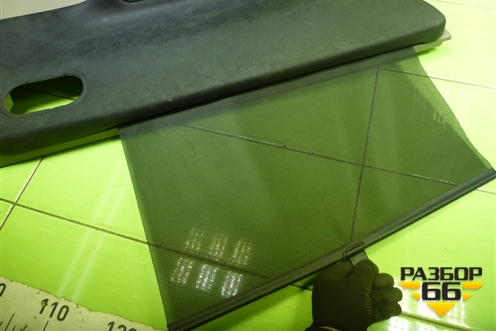 Обшивка двери задней левой под электрику (со шторкой седан) (156016642) для Renault Megane 2 с 2002-2009г (Меган)