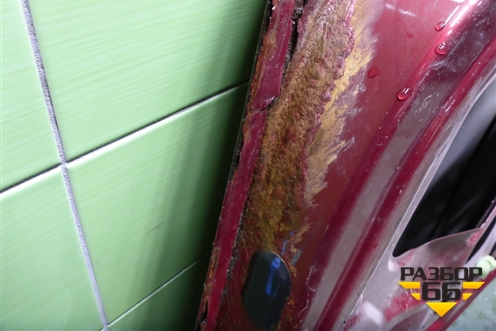 Дверь задняя левая (821017311R) для Renault Logan с 2004-2015г (Логан)