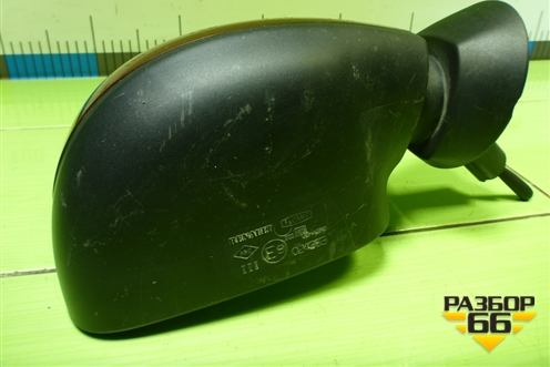 Зеркало правое механическое для Renault Logan с 2004-2015г (Логан)