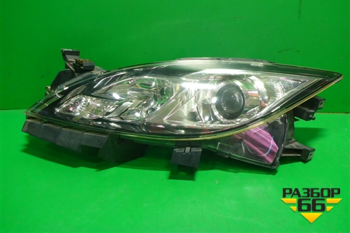 Фара левая (после 2009г ксенон с блоком и лампой) (GDK1-51-0L0E) (GDK1510L0E) для Mazda Mazda 6 (GH) с 2007-2012г