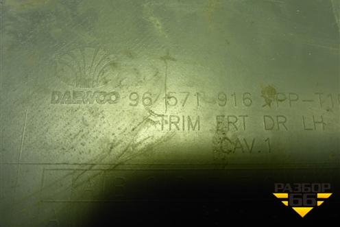 Обшивка двери передней левой под электрику (96571916) для Daewoo Matiz с 1998-2015г (Матиз)