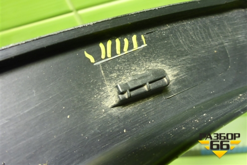 Накладка переднего крыла левого (638614CM0B) для Nissan X-Trail (Т32) с 2014г (Хтраил)