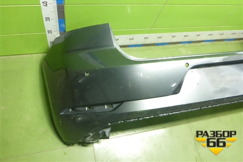 Бампер задний (после 2017г под парктроник) (5G6807421BK) для Volkswagen Golf VII с 2012г (Гольф 7)