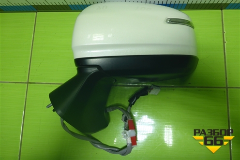 Зеркало левое электрическое (13 контактов без камеры) для Toyota Land Cruiser (300) с 2021г (Ленд Крузер)