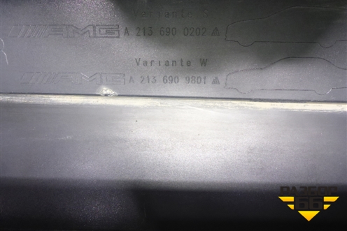 Накладка на порог наружная правая (AMG) (A2136909801) для Mercedes Benz E-Klass W213 с 2016г (Е)