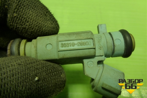 Форсунка инжекторная электрическая (1.6л G4FC) (3531026600) для Hyundai Solaris с 2010-2016г (Солярис)