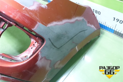 Бампер передний (под омыватели) (5NU807221) для Volkswagen Tiguan с 2007-2011г (Тигуан)