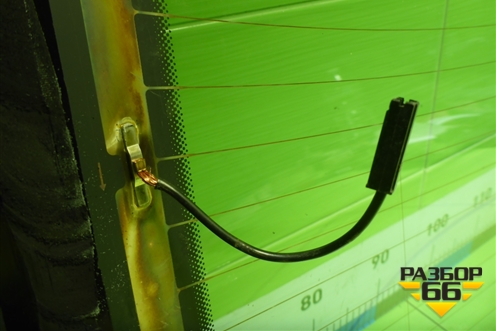 Стекло заднее (лифтбек) (5E5845049AANVB) для Skoda Octavia (A7) с 2013г (Октавия)