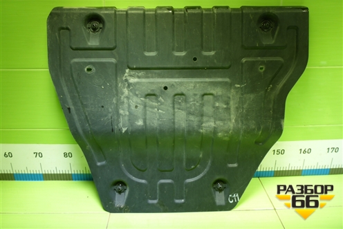 Защита антигравийная (5E0501247A) для Skoda Octavia (A7) с 2013г (Октавия)