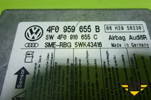 Блок управления AIR BAG (4F0959655B) для Audi A6 (C6) с 2004-2011г (А6)