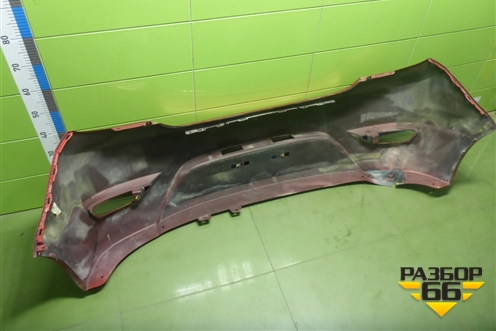 Бампер задний (до 2014г хетчбэк) (866114L200) для Hyundai Solaris с 2010-2016г (Солярис)