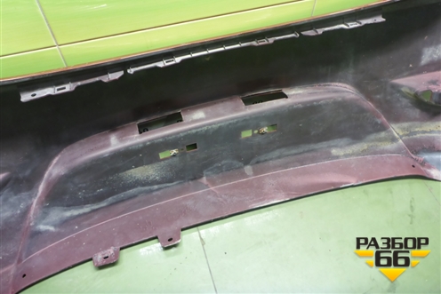 Бампер задний (до 2014г хетчбэк) (866114L200) для Hyundai Solaris с 2010-2016г (Солярис)