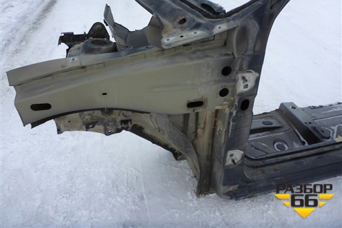 Порог со стойкой левый для Nissan Terrano с 2014г (Терано)