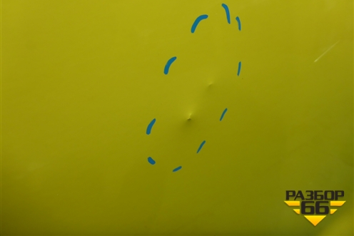 Дверь задняя левая (6RU833311C) для Volkswagen Polo (седан) с 2010г (Поло)